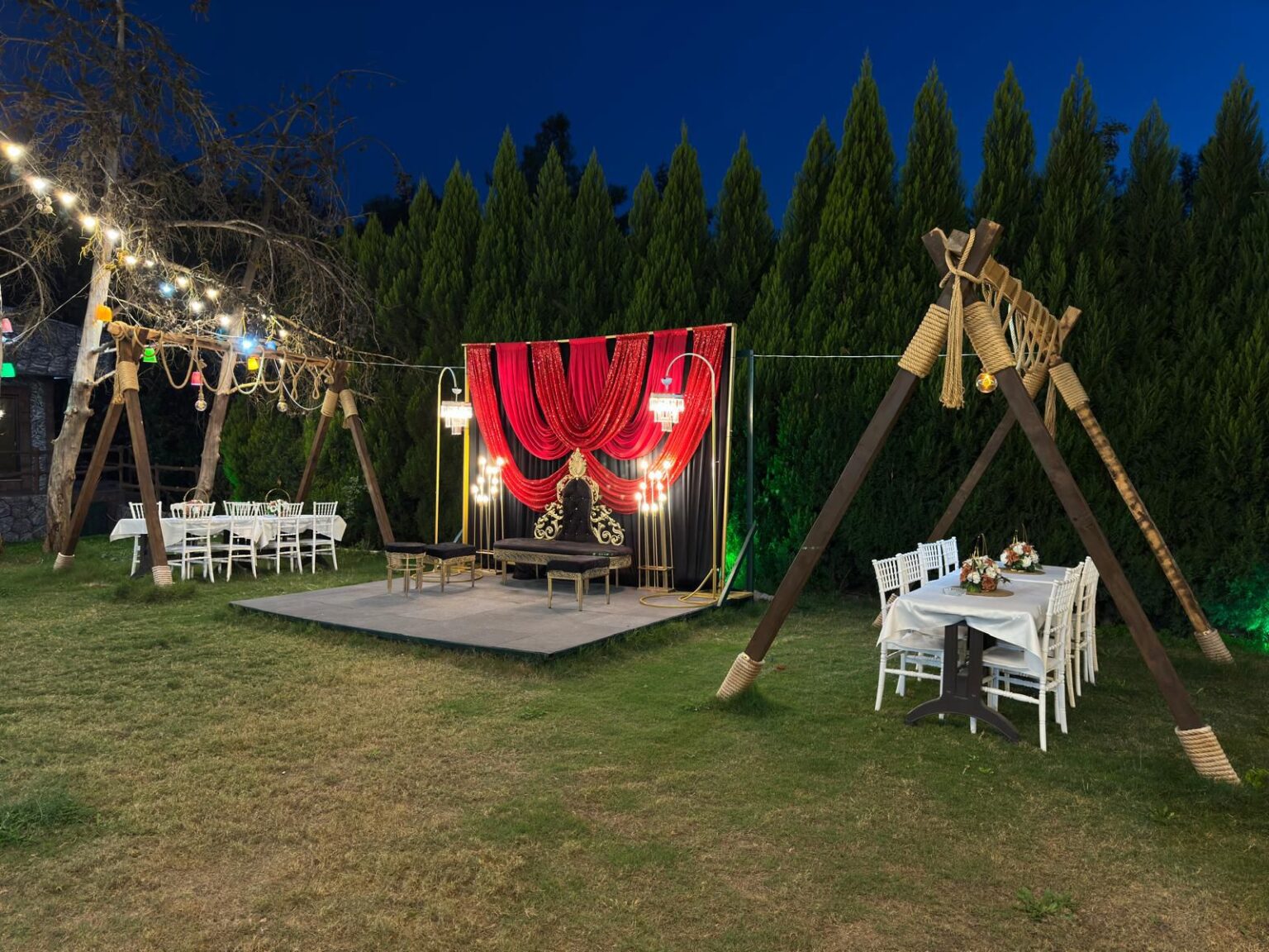 Çiçekli Garden Kır Düğün Salonu Ve Serpme Köy Kahvaltı Bahçesi — Bornova, İzmir kır düğünü mekanı görsel 3